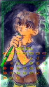 2012年 7月カレンダー